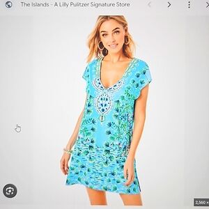 NWT Lilly Pulitzer Vneck Cover-up XL